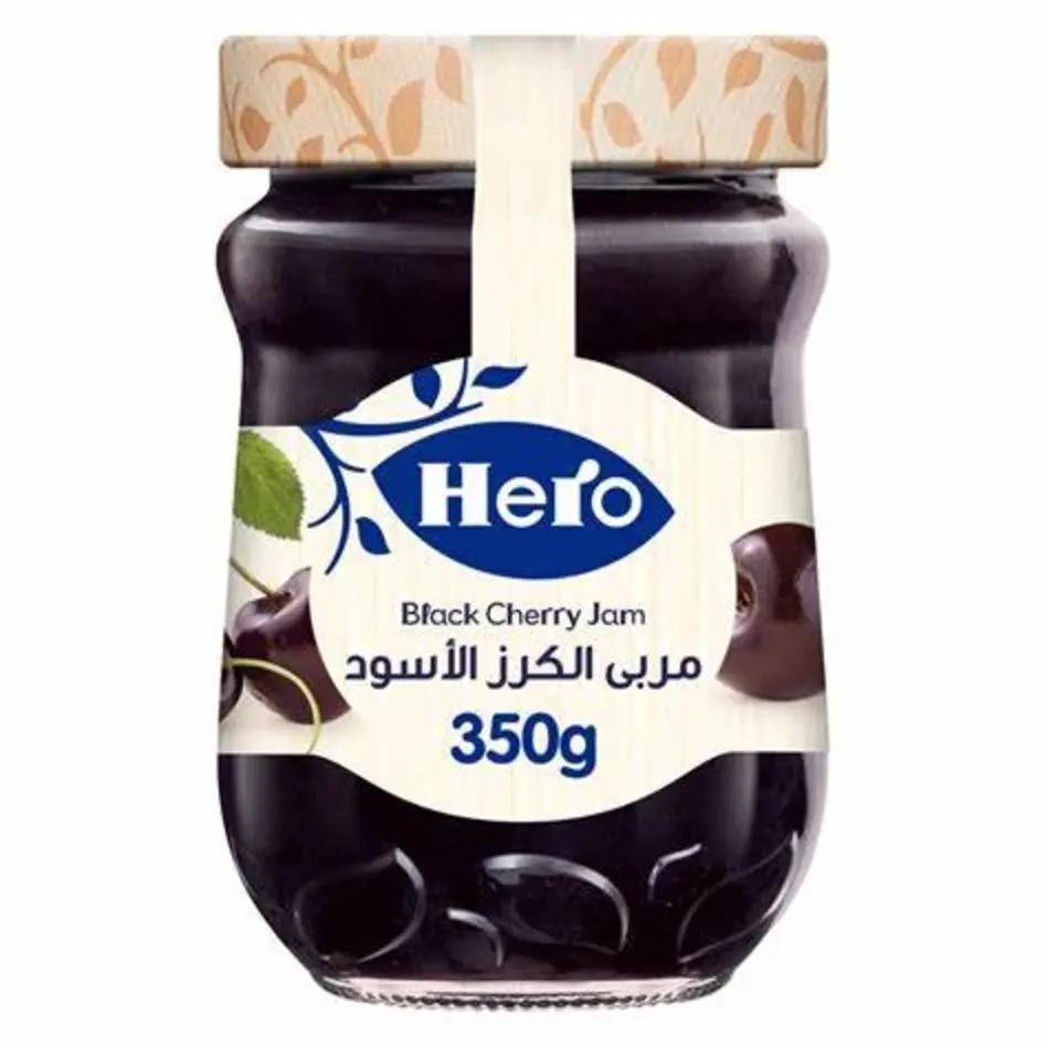 Hero Black Cherry Jam 350G